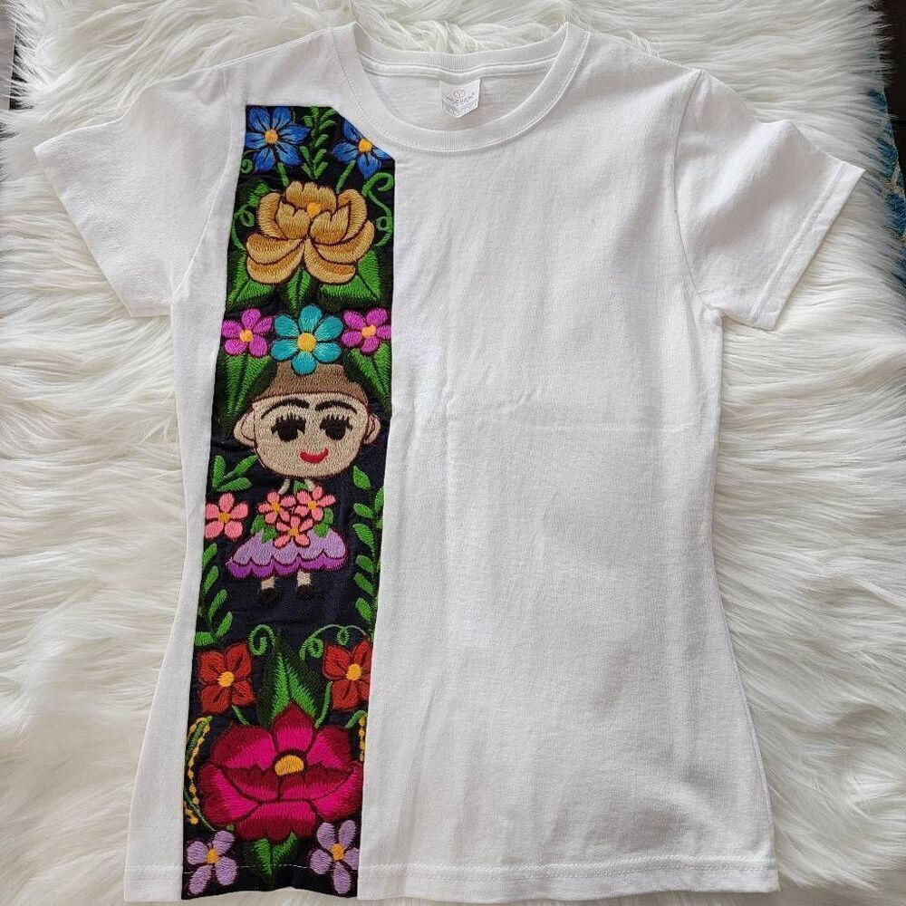 Mexican Frida Kahlo T-Shirt for Woman